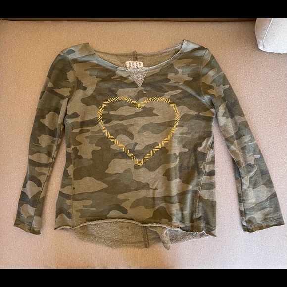 Billabong Other - Billabong camo Girl’s long sleeve lightweight sweatshirt S/P like new